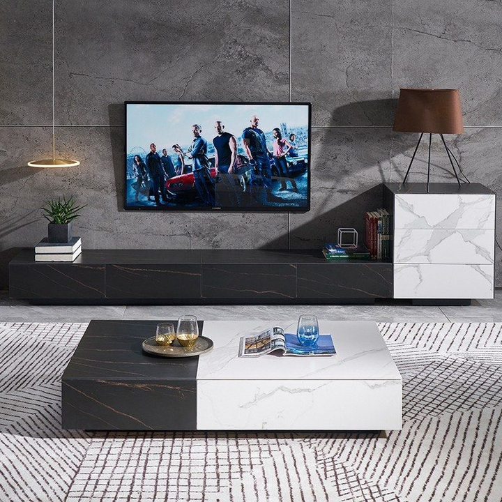 GREGON Modern Sintered Stone TV Console