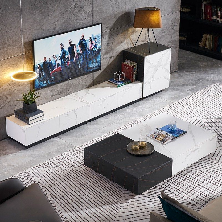GREGON Modern Sintered Stone TV Console