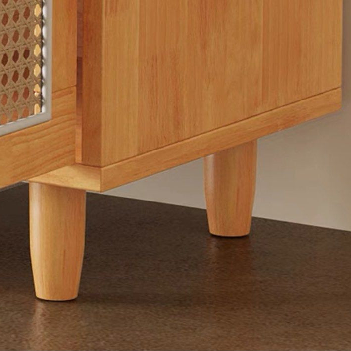 EMBERLY Japandi Solid Wood Storage Bench