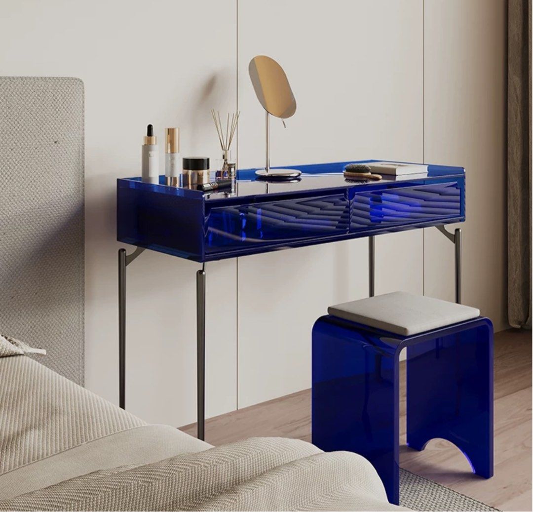 FARES Minimalist Acrylic Vanity Table Set