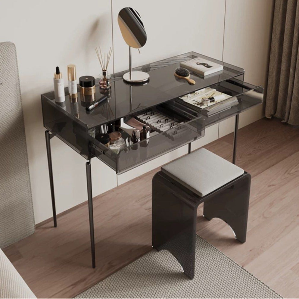 FARES Minimalist Acrylic Vanity Table Set