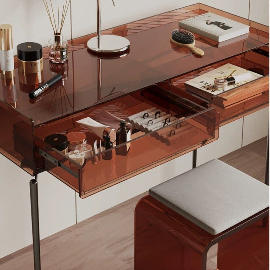 FARES Minimalist Acrylic Vanity Table Set