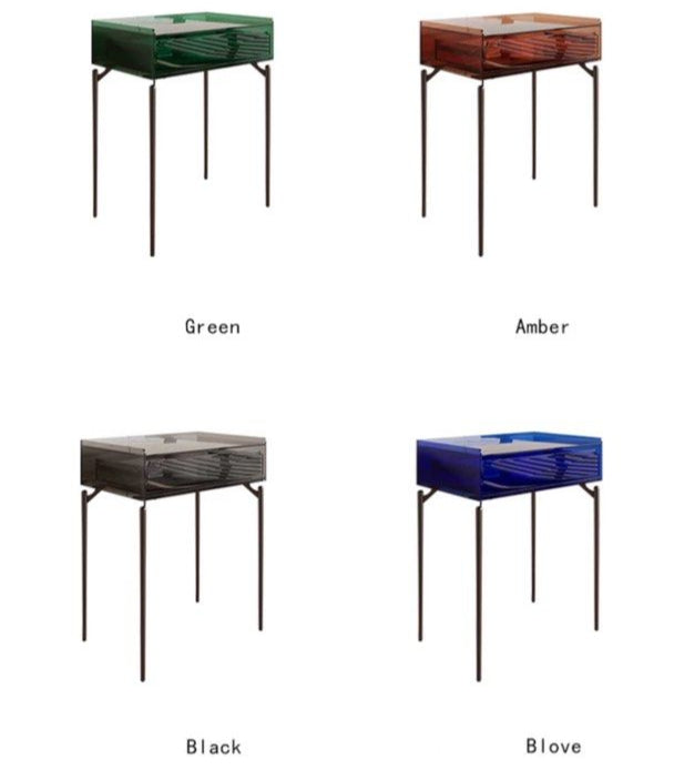 FARES Minimalist Acrylic Vanity Table Set