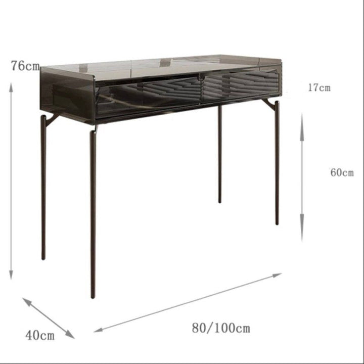 FARES Minimalist Acrylic Vanity Table Set