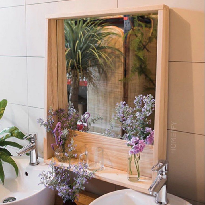 FAVIAN Solid Wood Frame Mirror