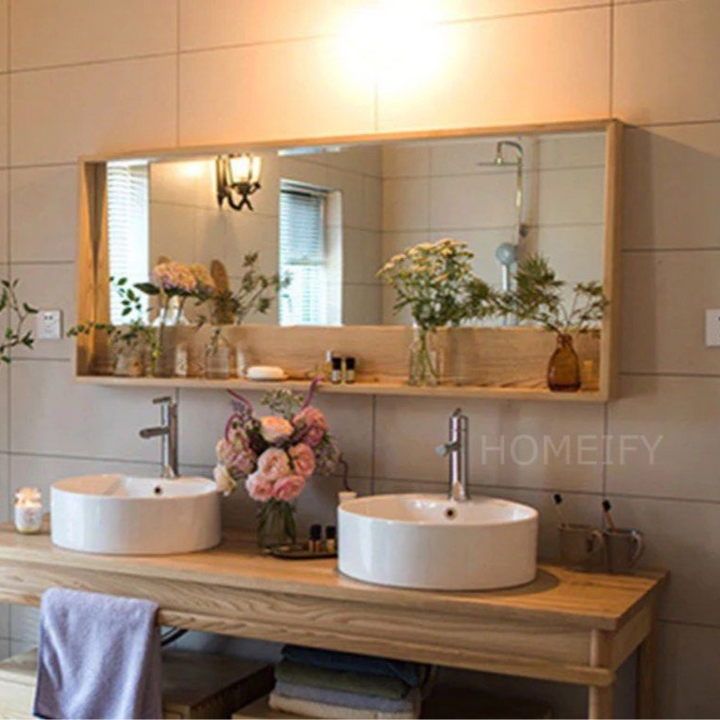 FAVIAN Solid Wood Frame Mirror