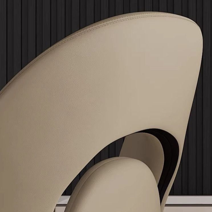 NASO Modern Leather Dining Chair - Radical Homes Singapore