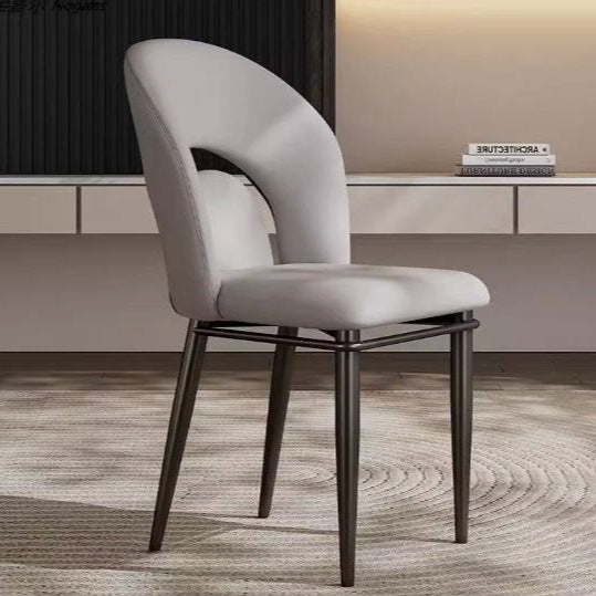 NASO Modern Leather Dining Chair - Radical Homes Singapore