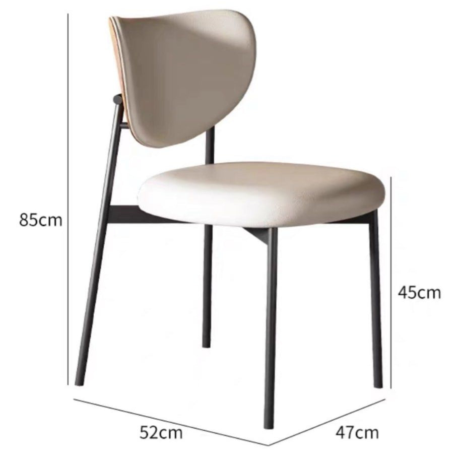 WANDA Modern Leather Dining Chair