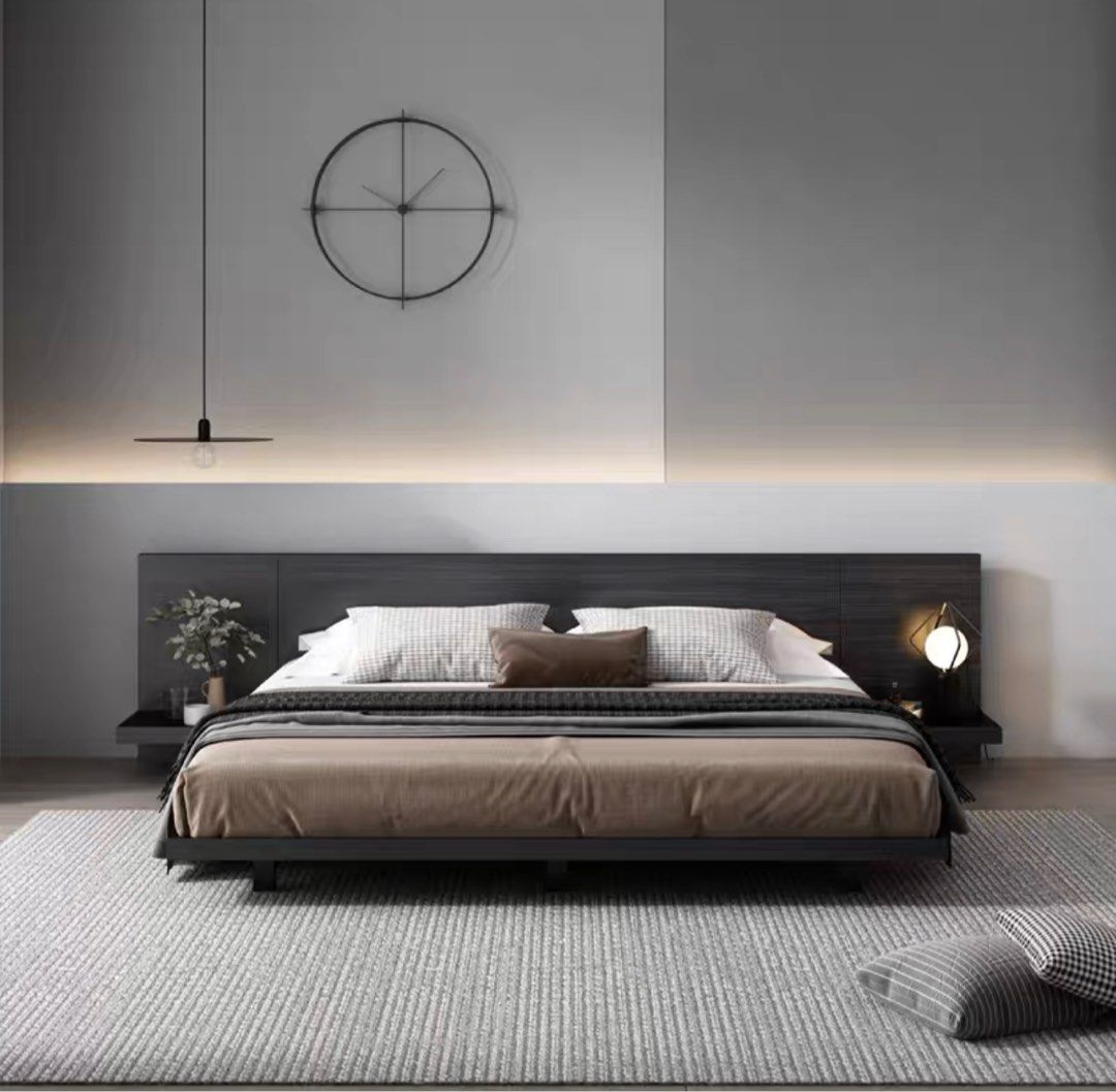 FLOATÈ Japandi Oak Wood Bedframe