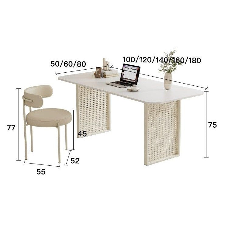 FELIXION Modern Sintered Stone Study Table