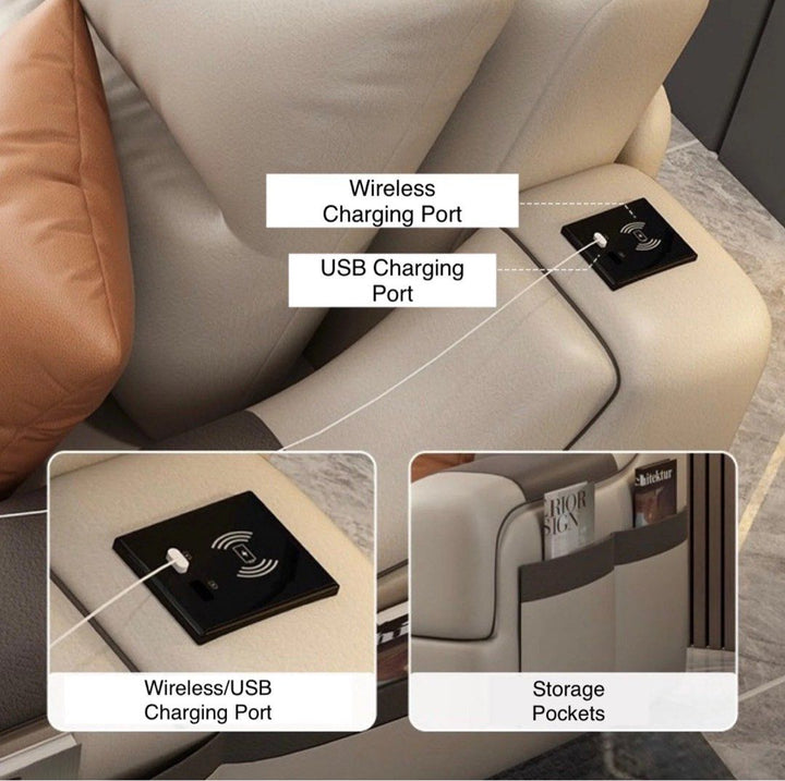 NAVLEN Modern Storage Sofa Bed