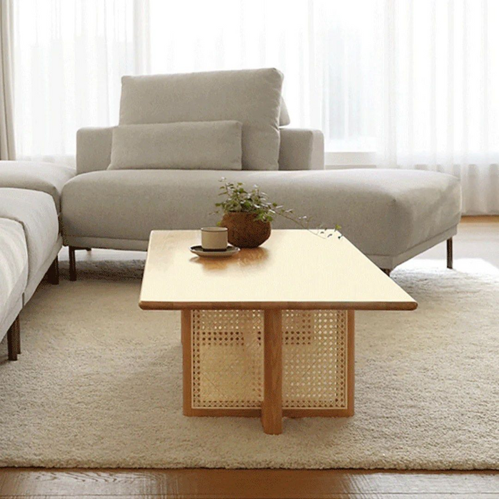 JENKINS Solid Wood Coffee Table