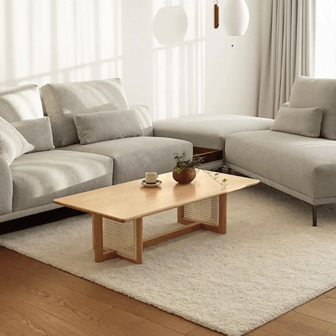 JENKINS Solid Wood Coffee Table