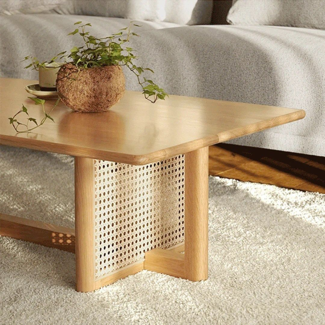 JENKINS Solid Wood Coffee Table