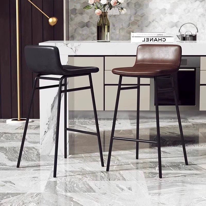 GADU Modern Leather Bar Stool