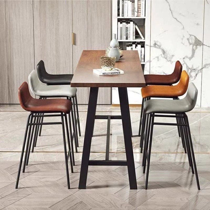 GADU Modern Leather Bar Stool
