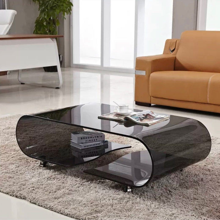 JAGER Glass Coffee Table