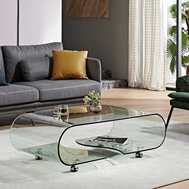 JAGER Glass Coffee Table