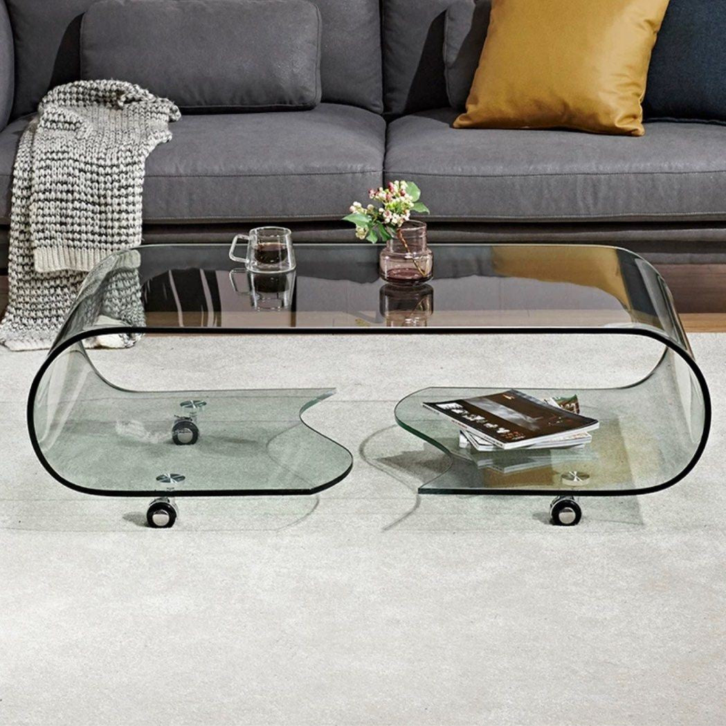 JAGER Glass Coffee Table
