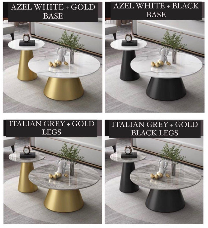 GAKSE Modern Marble Coffee Tables