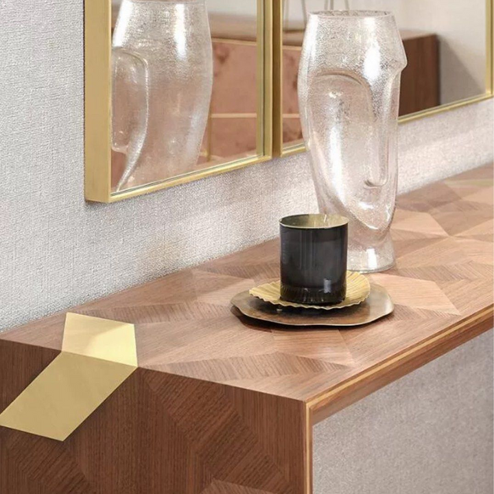VIDAL Modern Solid Wood Hallway Console