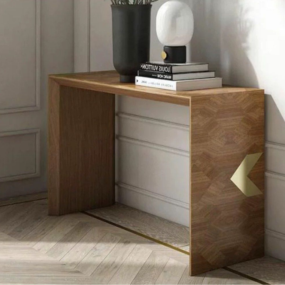 VIDAL Modern Solid Wood Hallway Console