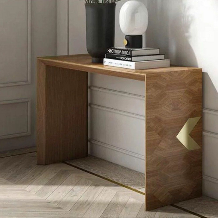 VIDAL Modern Solid Wood Hallway Console