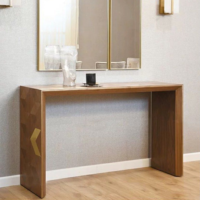 VIDAL Modern Solid Wood Hallway Console