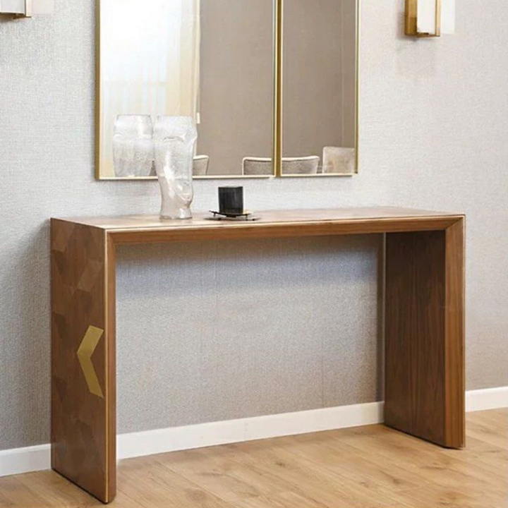 VIDAL Modern Solid Wood Hallway Console