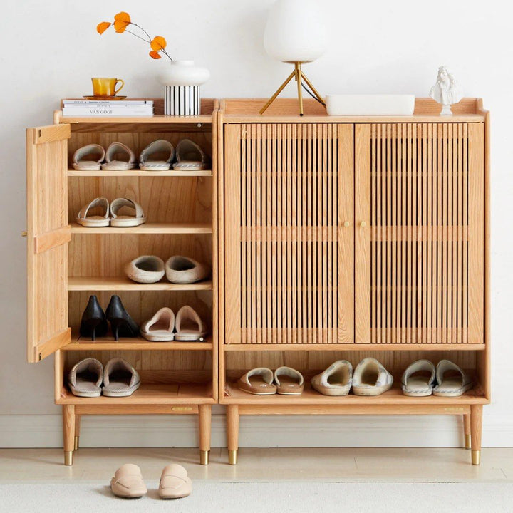 GALVOMA Solid Wood Shoe Cabinet