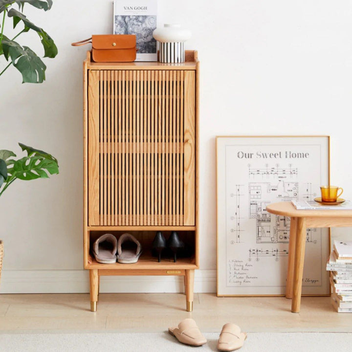 GALVOMA Solid Wood Shoe Cabinet