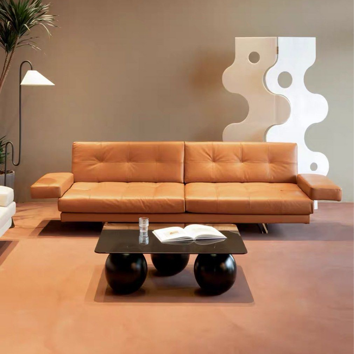 ADAVORA Minimalist Leather Sofa