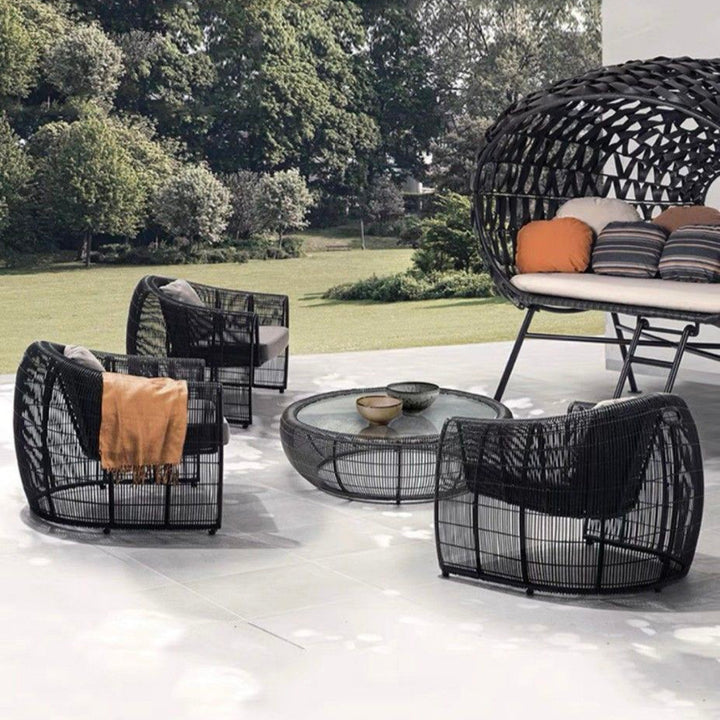 NAOMI Modern Outdoor Lounge Chair Set