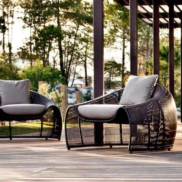 NAOMI Modern Outdoor Lounge Chair Set