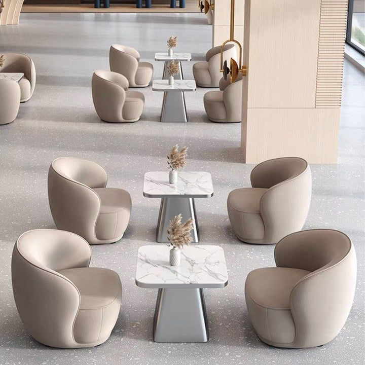 GANGNAM Modern Marble Table & Chairs Set