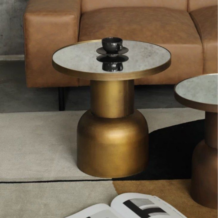 ANNA Modern Copper Gold Side Tables