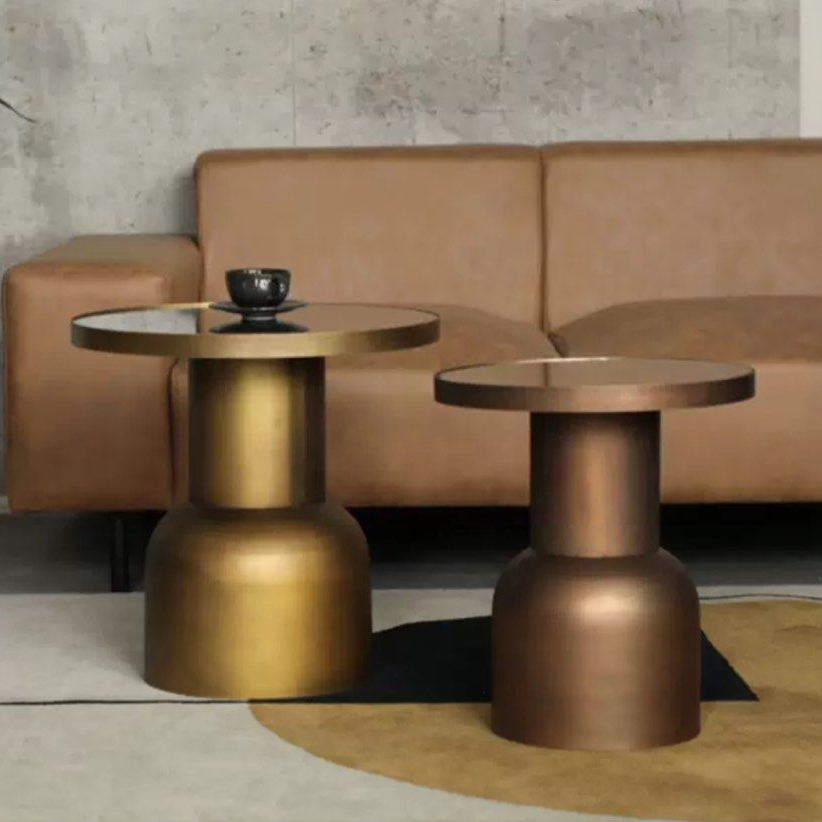 ANNA Modern Copper Gold Side Tables