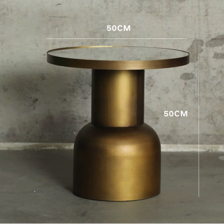 ANNA Modern Copper Gold Side Tables