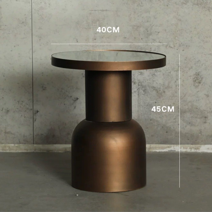 ANNA Modern Copper Gold Side Tables