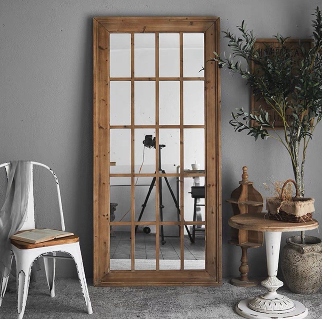 GASTOC Rustic Standing Mirror