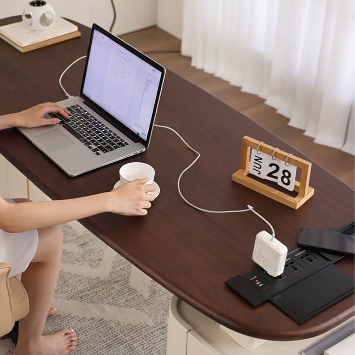 JARVIS Modern Walnut Study Desk – Radical Homes