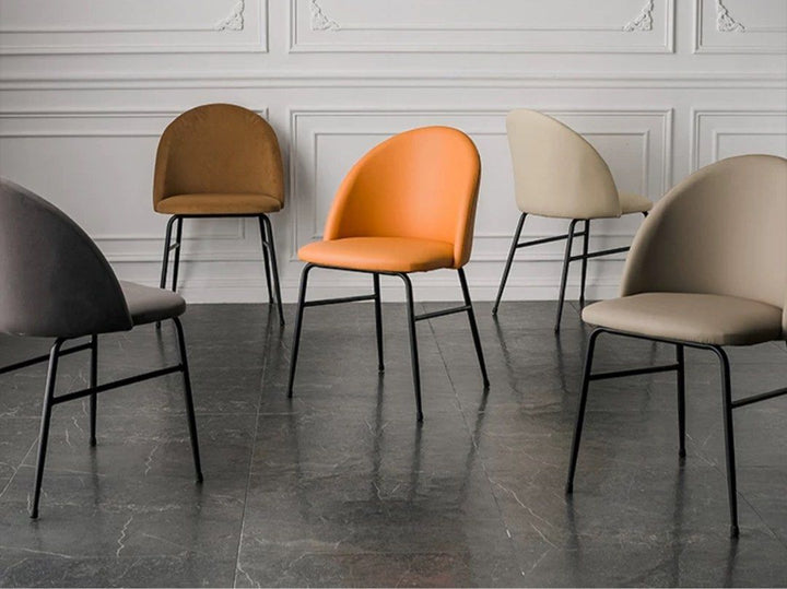 ALBERT Modern Leather Dining Chair