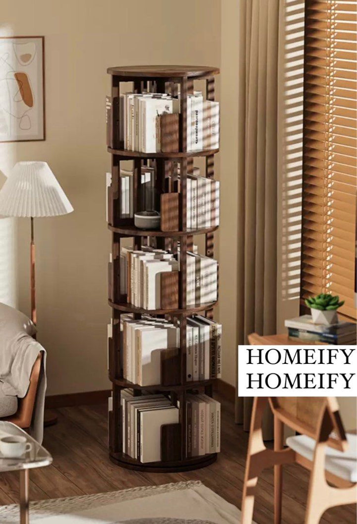 GELDEYA Modern Wood Bookshelf