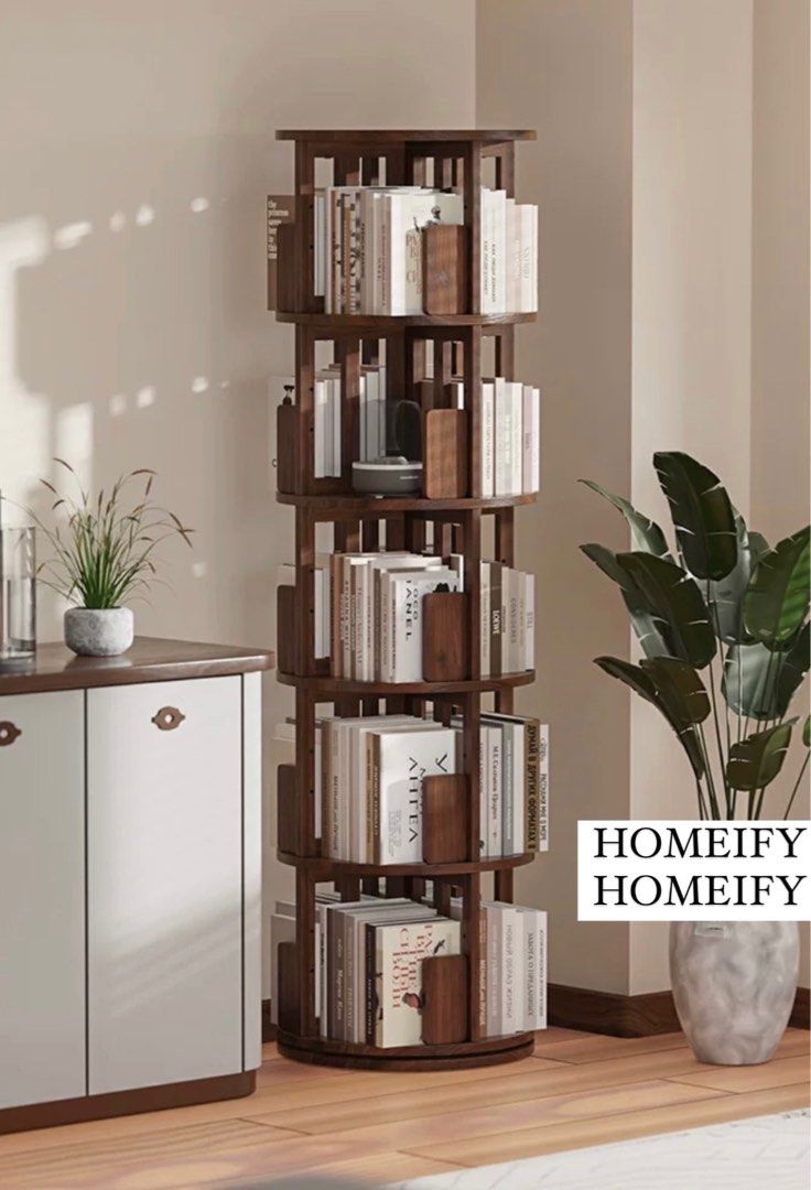 GELDEYA Modern Wood Bookshelf