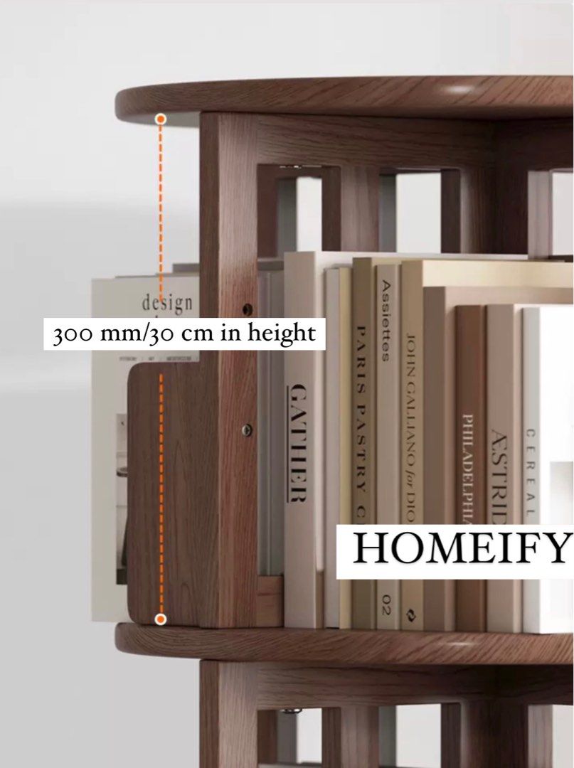 GELDEYA Modern Wood Bookshelf