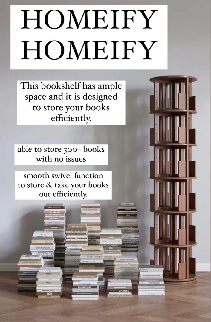 GELDEYA Modern Wood Bookshelf