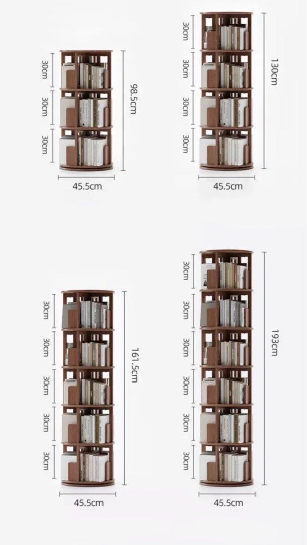 GELDEYA Modern Wood Bookshelf
