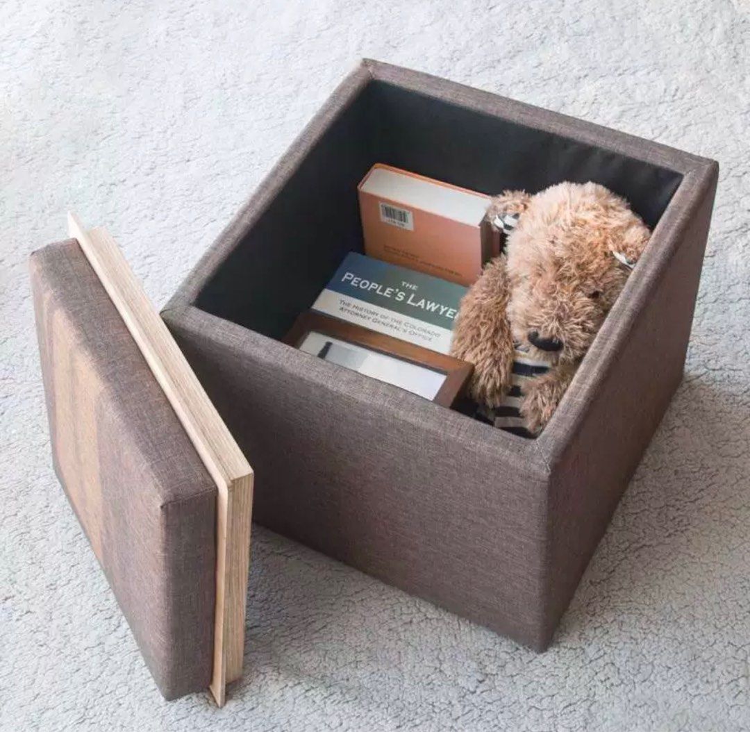 ROBYN Side Table Storage Stool