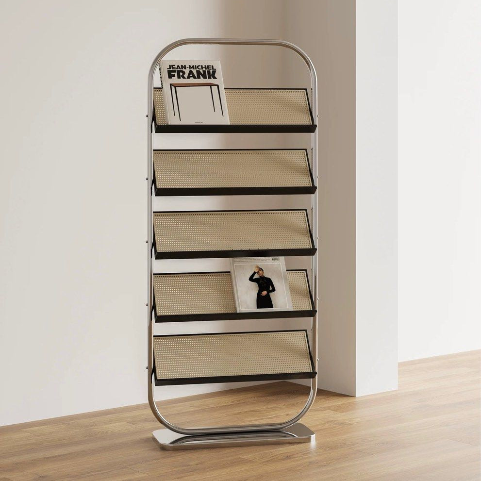 GERFIE Modern Rattan Bookshelf